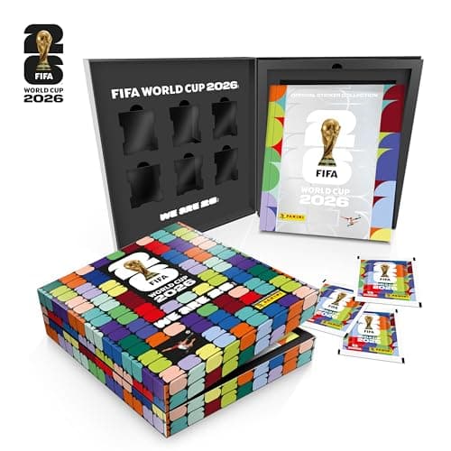 Box Super Premium — Álbum Capa Dura Prata + 50 Envelopes FIFA WORLD CUP 2026™